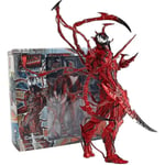 Carnage Actionfigur, Röd Venom Leksak, 7-tums Carnage Actionfigur Samlarobjekt Anime Staty Leksak för Barn och Vuxna. Db