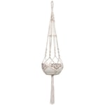 Support et plateau pour jardinière Pot De Fleur Corde Plante Cintre Macramé Jardinière Suspendue Plante Cintre Coton Pot De Fleur Suspendu Décoration