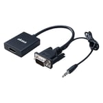 AKASA VGA to HDMI with Audio&USB Cable for power  1080p@60Hz  20cm