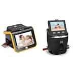 Kodak Digital Film Scanner, Film and Slide Scanner with 5” LCD Screen, Convert Color & B&W Negatives & RODFS35 SCANZA Digital Film Scanner, Converts 35mm, 126, 110, Super 8 and 8mm Film Negatives