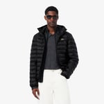 Lacoste Doudoune à capuche rembourrée déperlante Taille 52 - M/L Noir