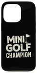 Coque pour iPhone 13 Pro Mini Golf Minigolf Minigolfer Golfeur pour Mini golfeur