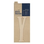 Papermania Bare Basics Lettre adhésive en Bois - Y