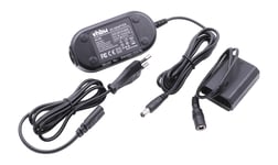 vhbw Bloc d'alimentation, chargeur adaptateur compatible avec Sony Alpha ILCE-7M3, ILCE-7M3K appareil photo, caméra vidéo - Câble 2.85m, coupleur DC