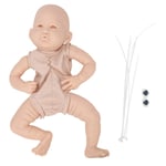 Omålad Reborn Baby Doll Vinyl Gör-det-själv naturtrogna spädbarnsdockaformdelar Leksak 22 tum