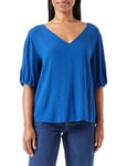 United Colors of Benetton Women's Blouse 5m8fdq05d Shirt, Blue 2g6, XS