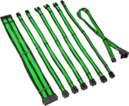 Kolink Core Pro Förlängningssats För Flätad Kabel 12V-2X6 Typ 2 - Venom Green