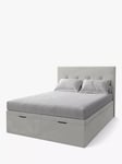 Koti Home Arun Upholstered Ottoman Storage Bed, King Size