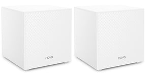 Tenda Nova MW12 (2-Pack) Mesh WiFi System -Up to 4000 sq.ft. Whole Home Coverage