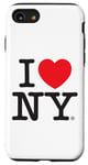 Coque pour iPhone SE (2020) / 7 / 8 Logo classique « I Love NY »