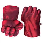 Marvel figur boxningshandskar Spiderman Superhero Cosplay Handskar zy Red Hulk left hand