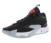 Nike Jordan Luka 2 Chaussures de Basketball Unisexes, Noir/Cramoisi Brillant, Taille 42,5 EU, Black Bright Crimson, 42.5 EU