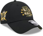 San Diego Padres New Era 9Forty MLB 2024 Armed Forces Day Black Baseball Cap