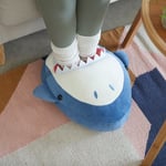 Spike! Shark Fleece Sherpa Lined Giant Slipper Foot Muff Foot Warmer