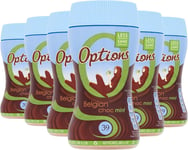 Options Mint Hot Chocolate Drink (Multipack of 6 x 220 g Jars)