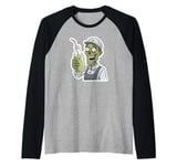 Sour Milkman Undead Halloween design Raglan Baseball Tee