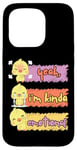 Coque pour iPhone 15 Pro Yeah I'm Kinda Emotional Duck Kids Funny Emotional Chicken