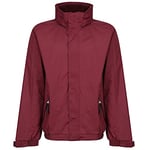 Regatta Blouson Aviateur Homme Imperméable Doublé Polaire avec capuche dissimulée DOVER Jackets Waterproof Insulated Homme Burgundy FR: 4XL (Taille Fabricant: 4XL)