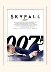 Pyramid International James Bond (Skyfall One Sheet-White) -Mounted Print Memorabilia 30 x 40cm, Paper, Multicoloured, 30 x 40 x 1.3 cm