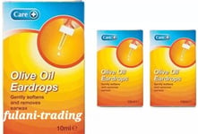 Care Olive Oil Ear Drops Removal Of Wax 10 ml x 3