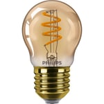 10 st Master Value LED Krone Dimbar 2,6W E27 Guld P45 Spiral 136lm