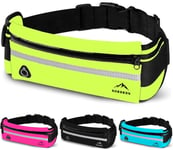 Ceinture Running Homme Et Femme | Sac Banane ¿Étanche De Course A Pied, Sport, Jogging, Footing, Courir | Ceinture Course A Pied | Sac Course A Pied Pour Tous Les Telephones (Vert)