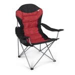 Campingstol XL High Back Rød