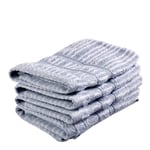 Home by Ilse Jacobsen - Bath Collection tvättlapp 30x30 cm 4-pack powder blue stripes