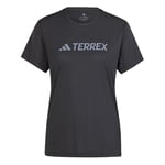 adidas Women's Terrex Multi Climacool Logo Tech T-Shirt, Black, XS