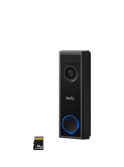 eufy Smart Video Doorbell C31, Wireless, Battery-Powered, Black