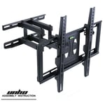 UNHO 23-56" Double Arm Tilt & Swivel TV Wall Mount Bracket with Spirit Level