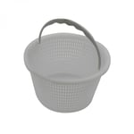 Linxor - Panier rond pour skimmer de piscine - Diam 20.3 cm - Blanc