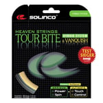 Solinco Tour Bite 6,8m Silber + Vanquish 6,3m Cordage En Garniture 13,1m - Argent , Écru