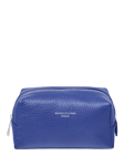 Aspinal of London London Leather Makeup Bag, Cobalt