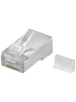 RJ45-liitin CAT 5e STP-suojattu (10 kpl)