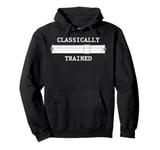 Mechanical Analog Calculator Classically Trained Slide Rule Pullover Hoodie