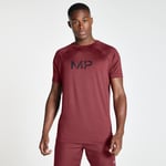 MP Men's Linear Line Graphic Essentials Training Short Sleeve T-Shirt - Dark Red - XXL