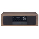 Bluetooth Micro HiFi System Microsystem Blaupunkt HDMI FM CD AUX ARC Remote Wood