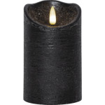 Star Trading - LED Blockljus Flamme Rustic - Batteriljus - Svart