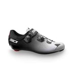 Sidi Wide Fit Road Shoes Genius 10 MEGA White Black [Size EU: 40/UK: 5.9]