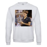 Sweat Shirt Homme Trophee Grand Chelem Roger Federer Tennis Superstar Sport