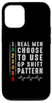 iPhone 12/12 Pro Real Men Use RACE Shift Pattern Tee - Motorcycle Gear Shift Case