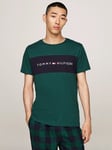 Tommy Hilfiger Logo Block Short Sleeve T-Shirt, Green/Multi