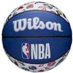 ballons de basket Unisexe, Wilson NBA All Team Ball, Bleu