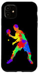 Coque pour iPhone 11 Tennis de table Ping Pong Hommes Enfants Garçons