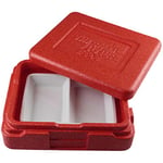 Thermo Future Box Boîte à repas isotherme avec mini menus Rouge, rouge, 2-geteilt