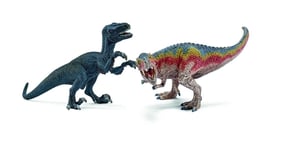 SCHLEICH, Small Tyrannosaurus Rex and Velociraptor, , SHL42216