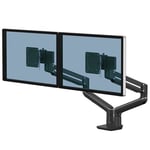 0043859753048 Fellowes Tallo Dual Monitor Arm Black FELLOWES