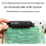 Convertor Adapter Cartridge Slot for NES 8 Bit Socket 72 Pin Connector For NES