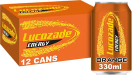 Lucozade Energy Drink Orange 12X330Ml